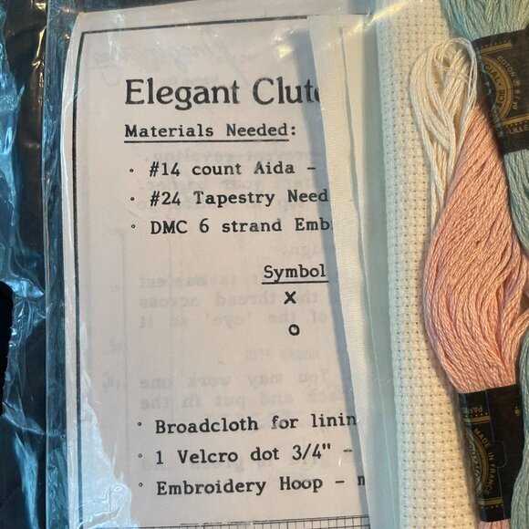 Imaginating Elegant Clutch Counted Cross Stitch Kit - Picture 6 of 6